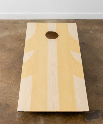 Load image into Gallery viewer, Designer Series Cornhole with Custom Bags - Premium Natural