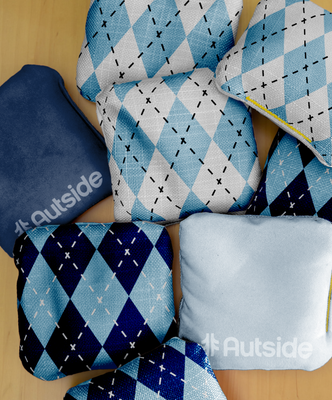 Load image into Gallery viewer, Tailgate Series Bags (Set of 8) - Carolina Argyle