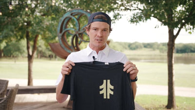 Load and play video in Gallery viewer, Feel Good Field Goods Youth Tee - Heather Green / White
