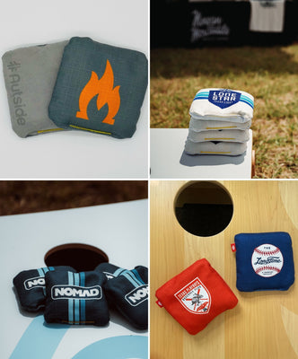 Load image into Gallery viewer, Premium Wedding &amp; Event Cornhole with Custom Bags - Black
