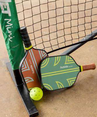 Load image into Gallery viewer, The Pickleball Driveway Mini Bundle - 10ft Net, 2 Paddles, &amp; Balls
