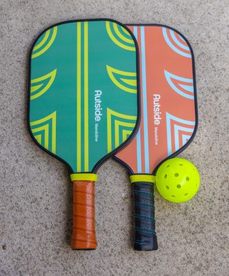 Load image into Gallery viewer, The Pickleball Driveway Mini Bundle - 10ft Net, 2 Paddles, &amp; Balls
